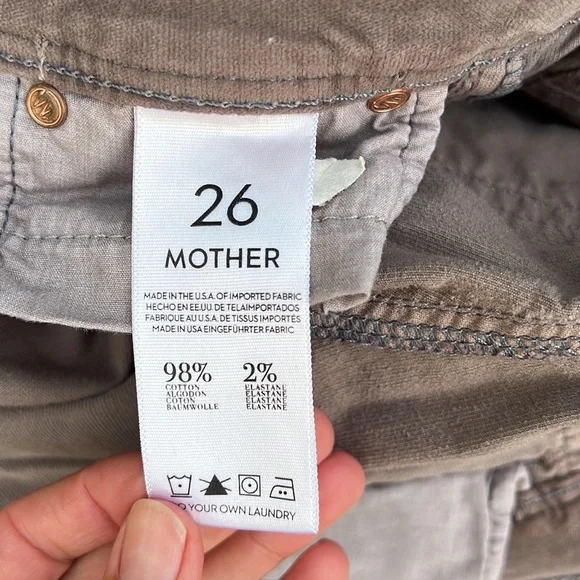 MOTHER Flare & Wide Leg Jeans in Brown - Picture 4 of 4